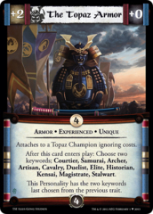 The Topaz Armor Experienced